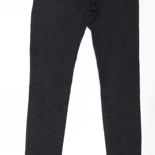 Denim & Co. Womens Black  Denim Skinny Jeans Size 8 L29 in