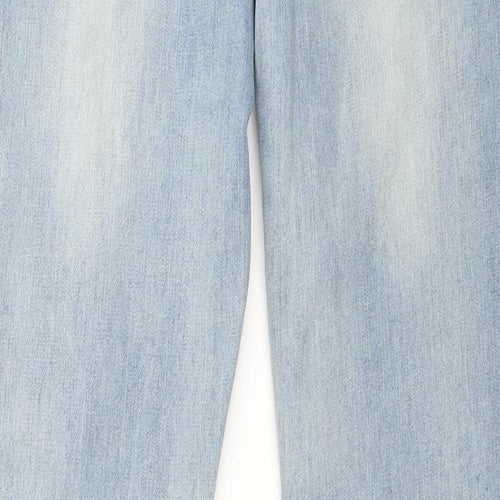 Superdry Womens Blue  Denim Straight Jeans Size 29 in L32 in