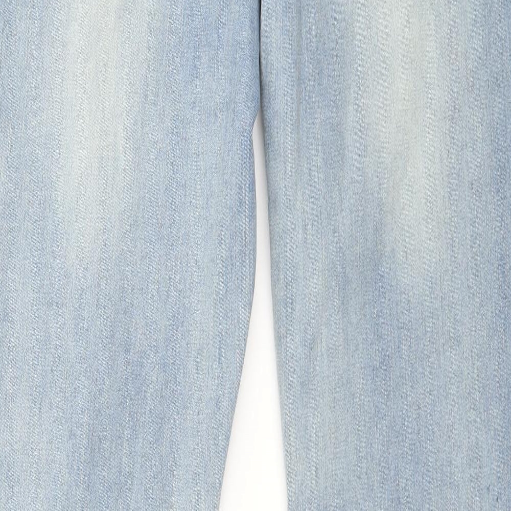 Superdry Womens Blue  Denim Straight Jeans Size 29 in L32 in
