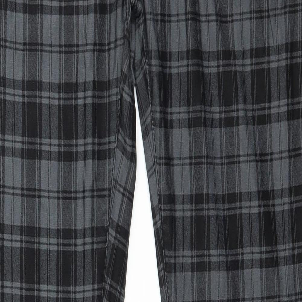 BANNED Womens Grey Plaid  Trousers  Size 2XL L30 in