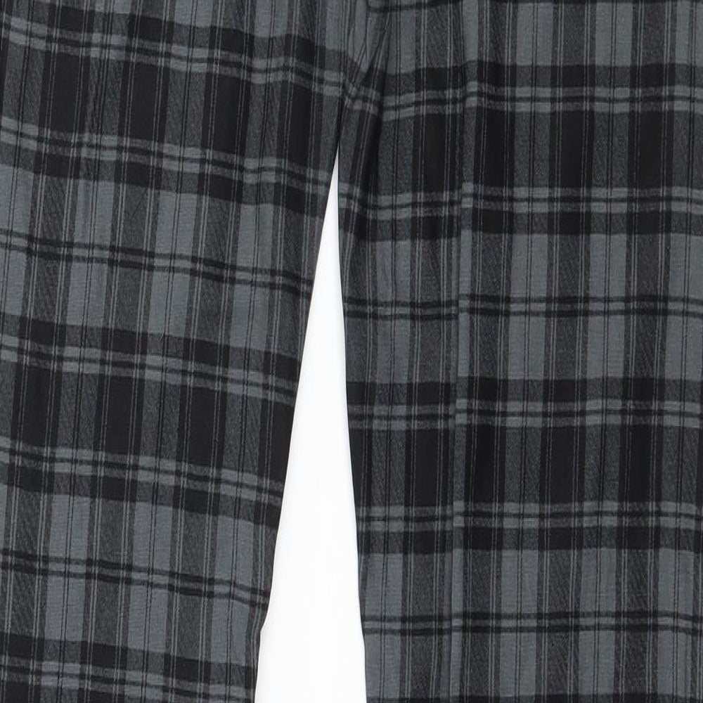 BANNED Womens Grey Plaid  Trousers  Size 2XL L30 in