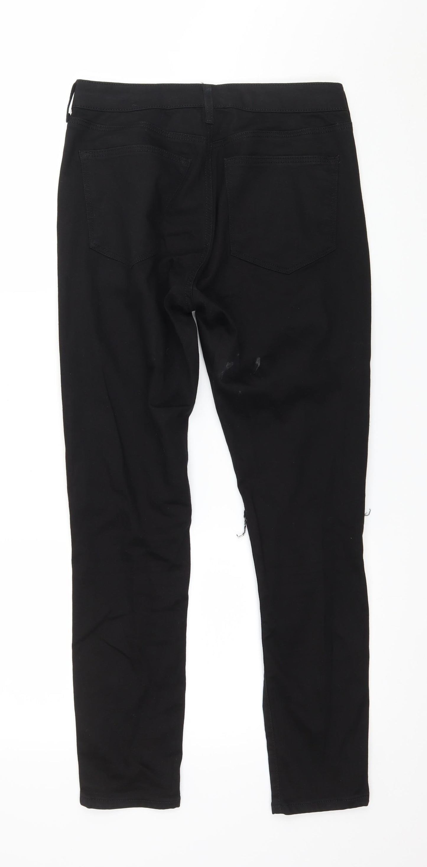 Topshop Womens Black  Denim Skinny Jeans Size 28 in L30 in