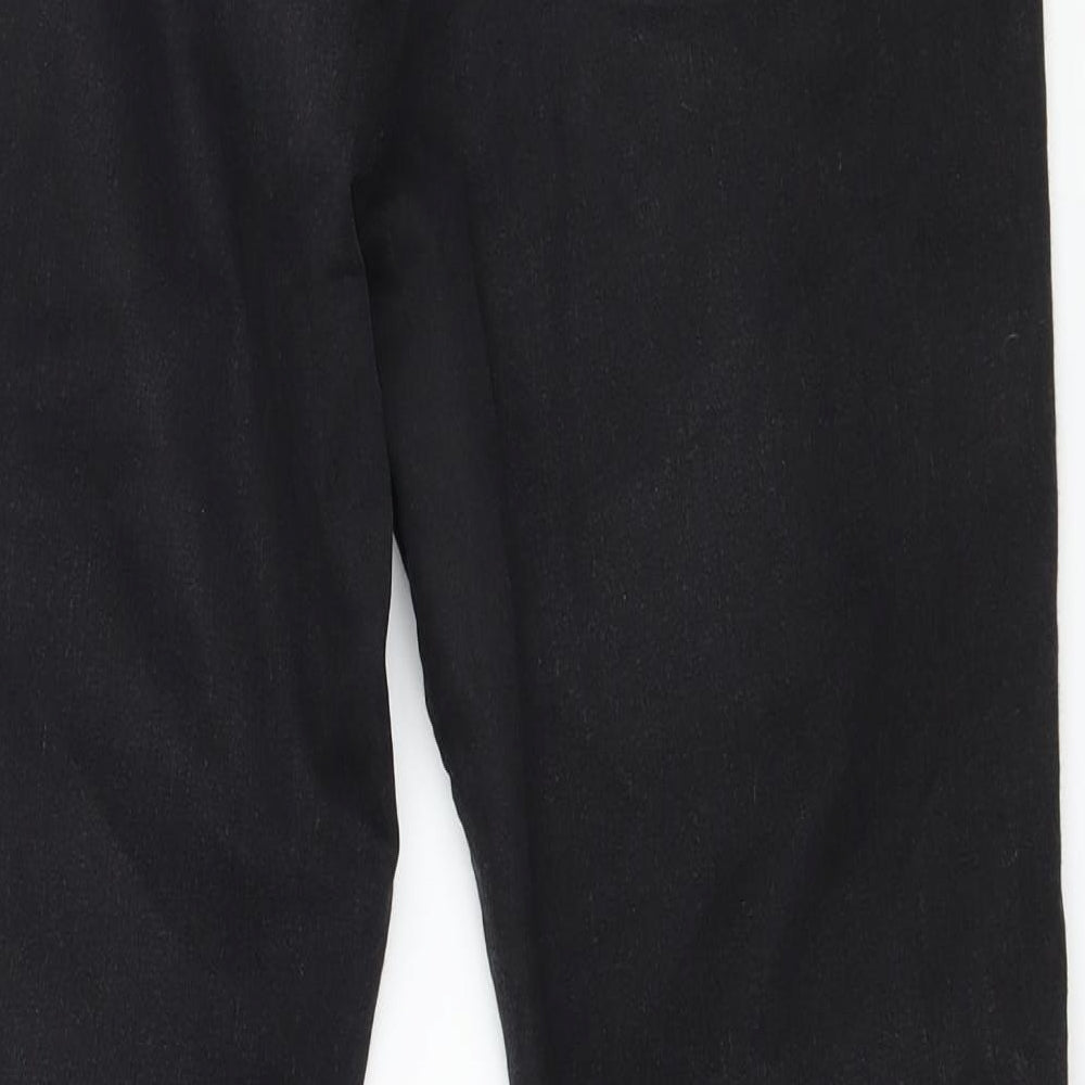 George Womens Black  Denim Skinny Jeans Size 14 L29 in