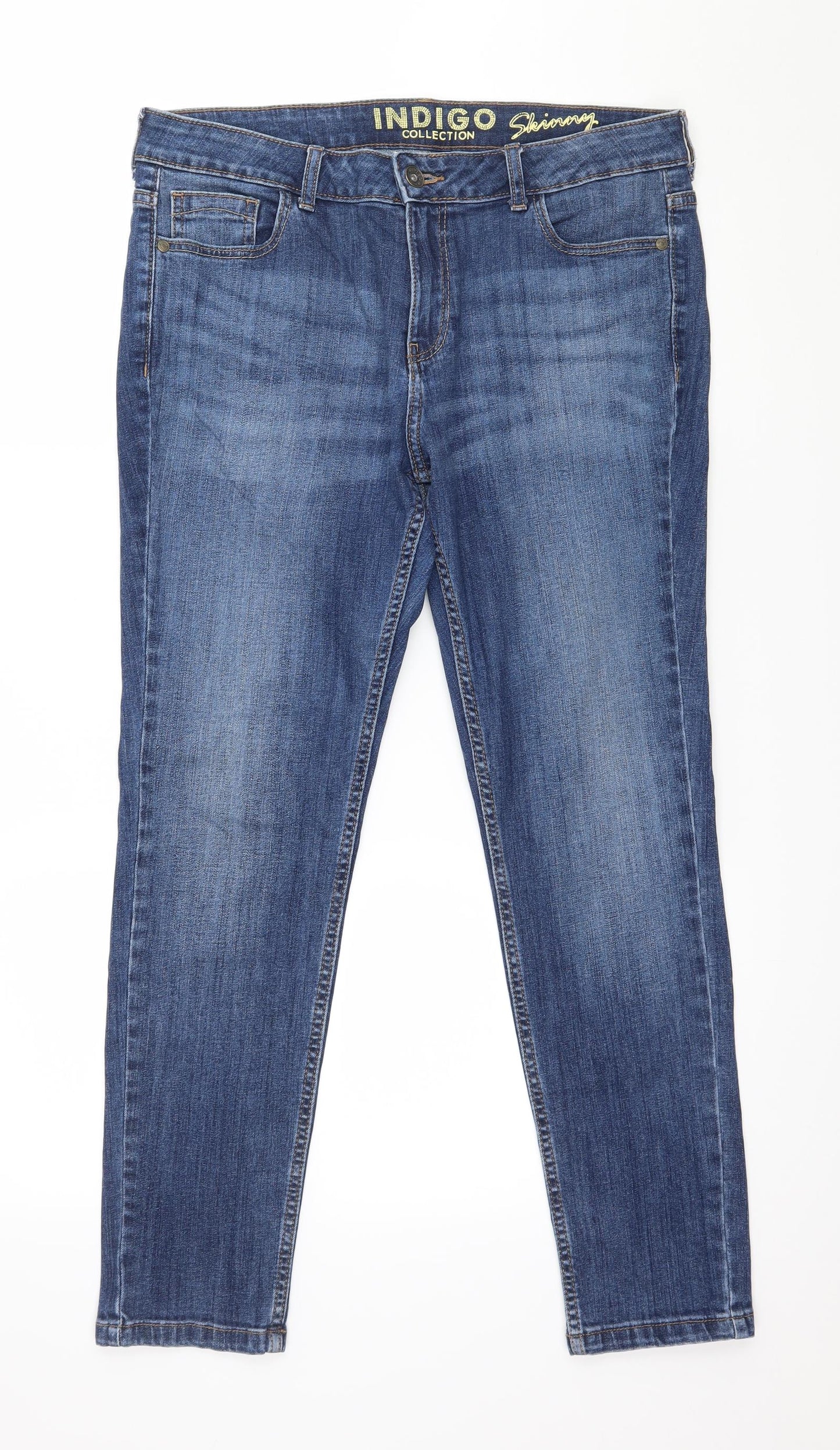 Marks and Spencer Womens Blue  Denim Jegging Jeans Size 14 L28 in