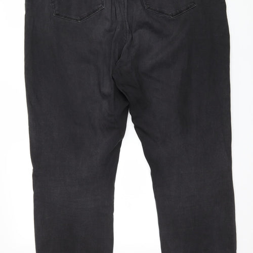 ASOS Womens Grey  Denim Mom Jeans Size 20 L34 in