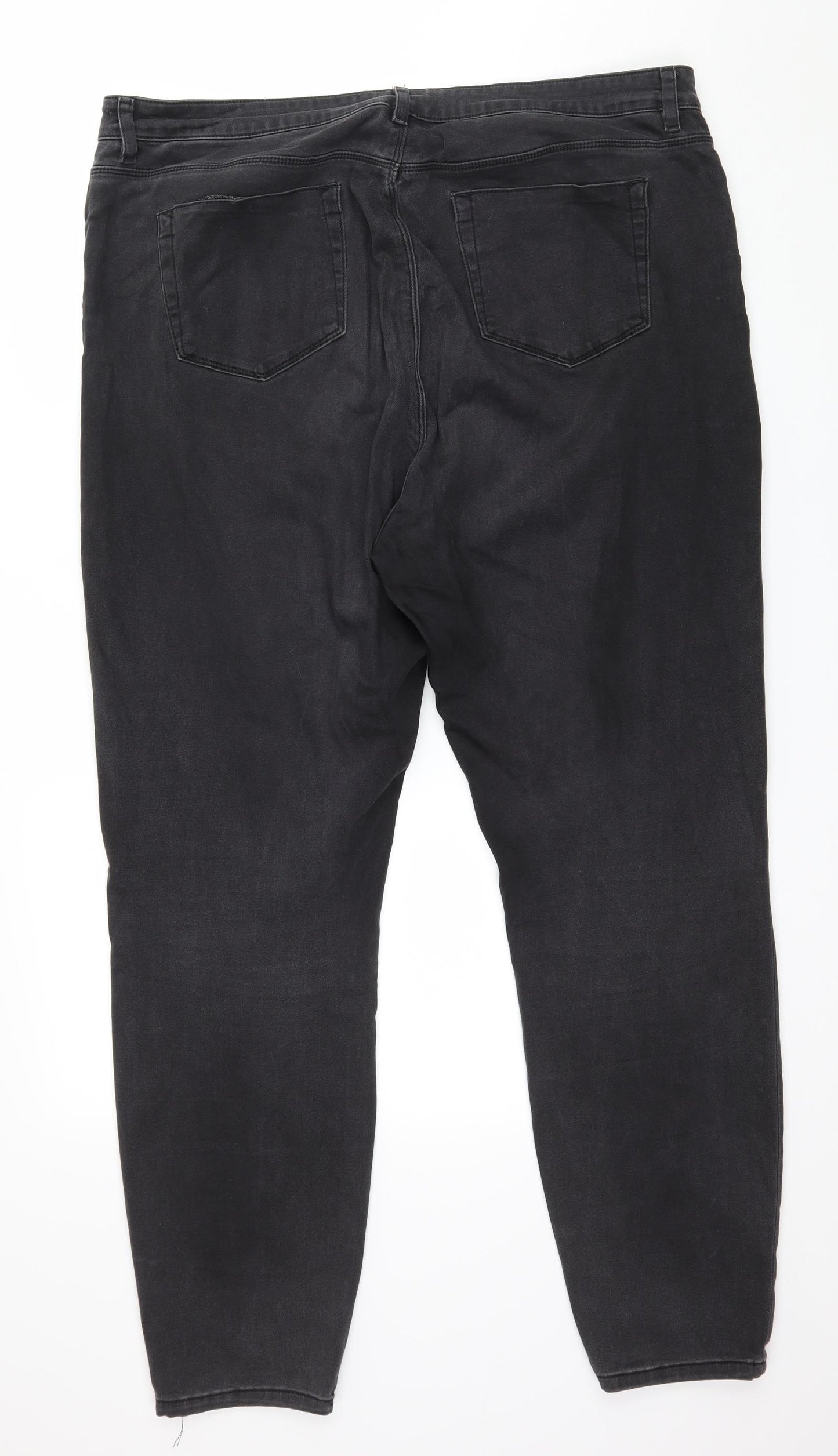ASOS Womens Grey  Denim Mom Jeans Size 20 L34 in