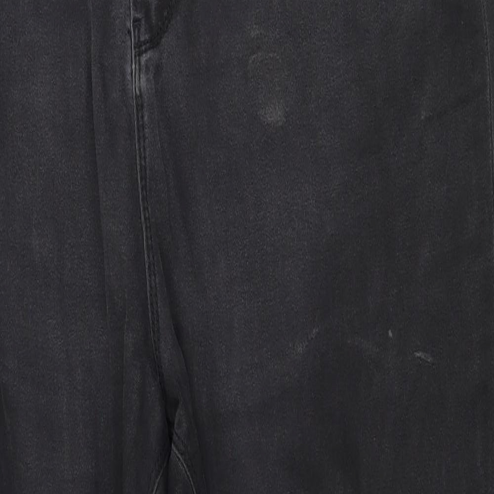 ASOS Womens Grey  Denim Mom Jeans Size 20 L34 in