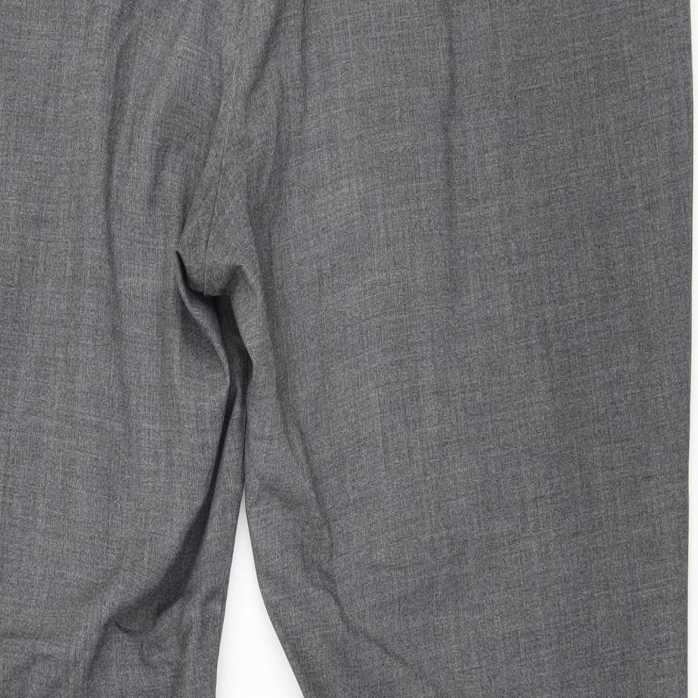 Marks and Spencer Womens Grey   Trousers  Size 16 L30 in