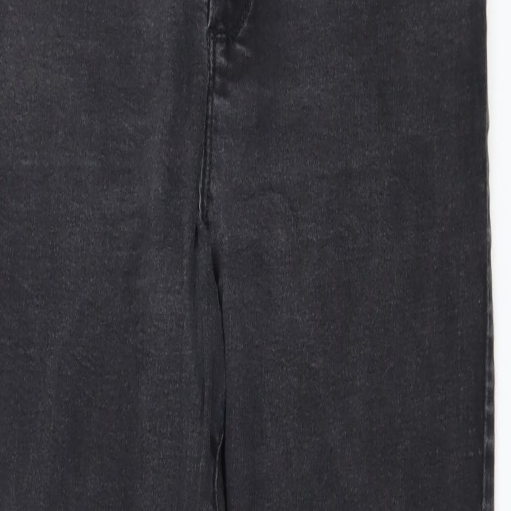 Denim & Co. Womens Grey  Denim Skinny Jeans Size 16 L29 in