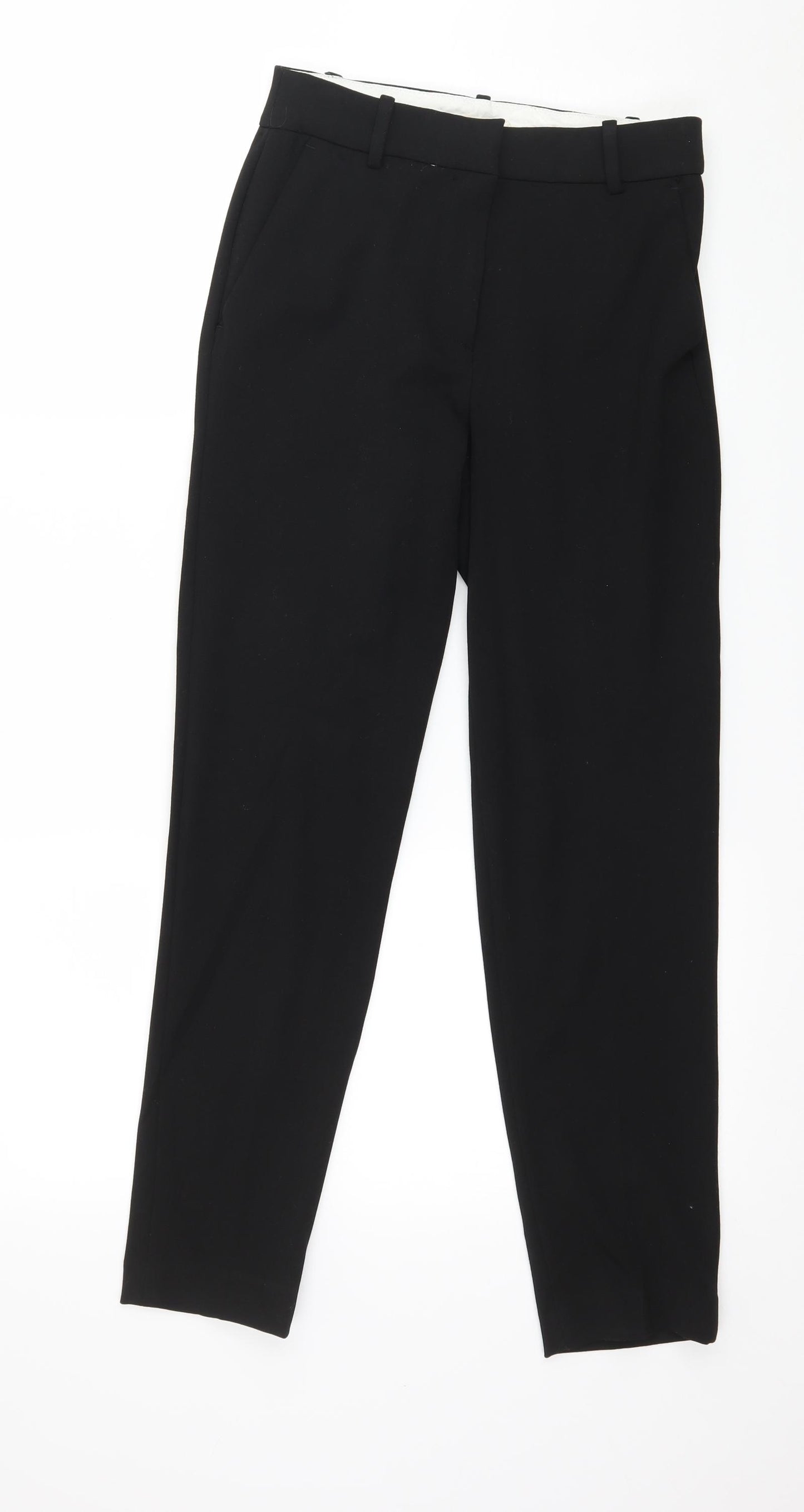 H&M Womens Black   Trousers  Size 4 L27 in