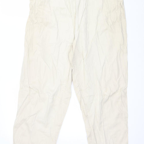Preworn Womens Beige   Trousers  Size 8 L26 in