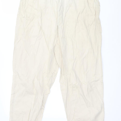Preworn Womens Beige   Trousers  Size 8 L26 in