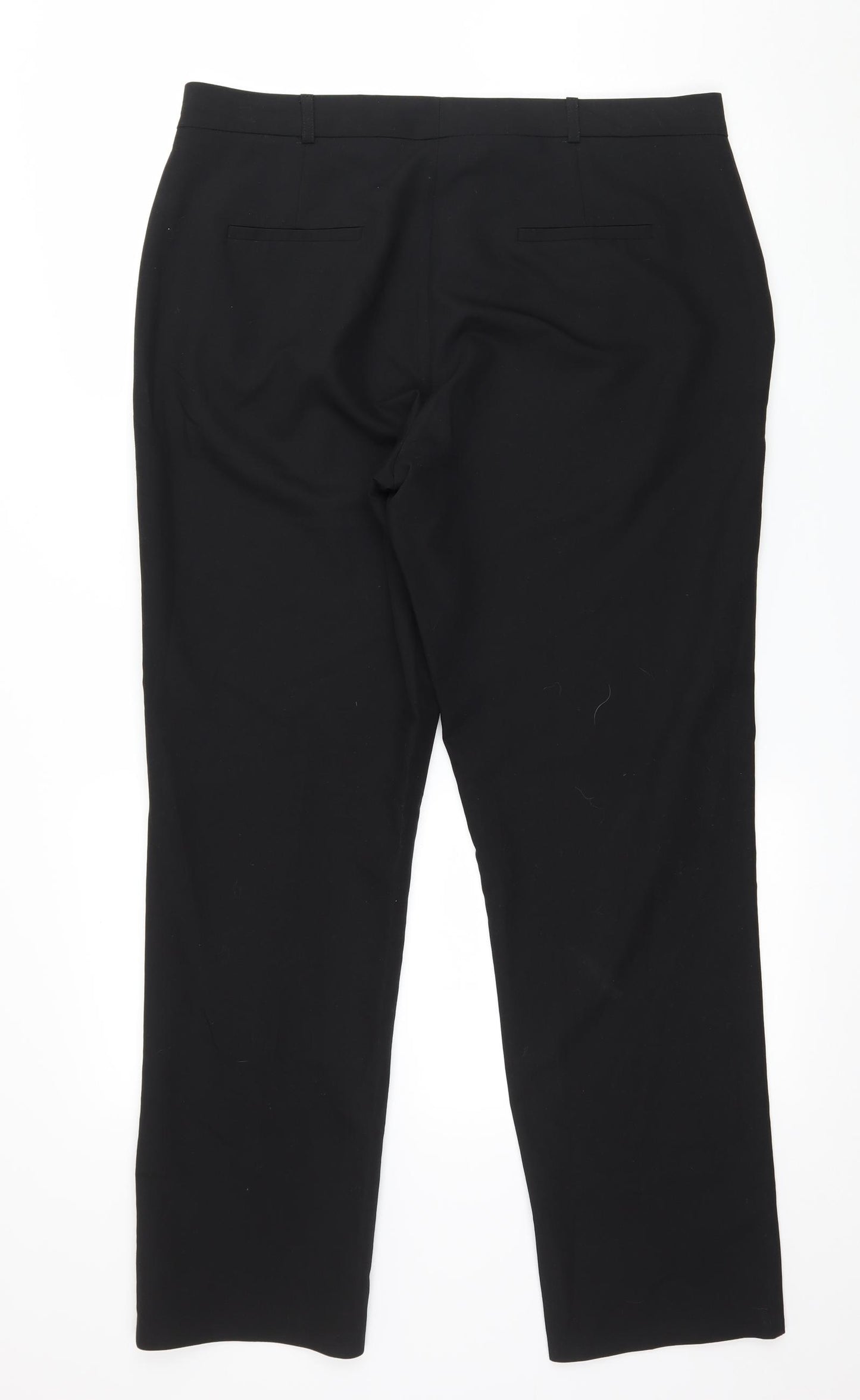 Nutmeg Womens Black   Trousers  Size 14 L29 in