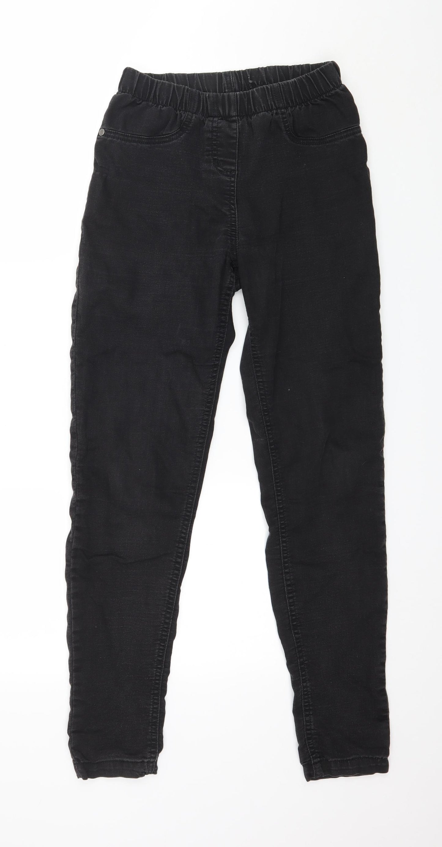 Preworn Womens Black  Denim Jegging Jeans Size 28 in L29 in