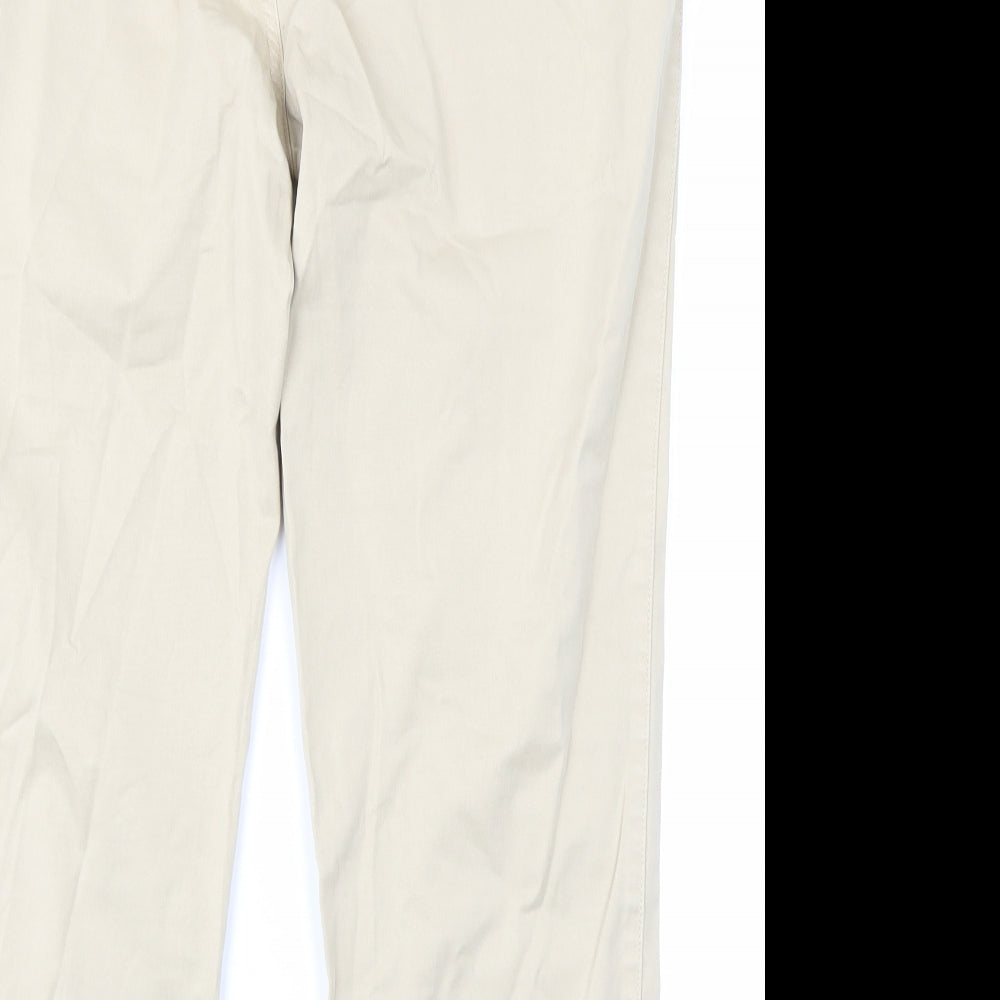 George Womens Beige   Chino Trousers Size 16 L25 in