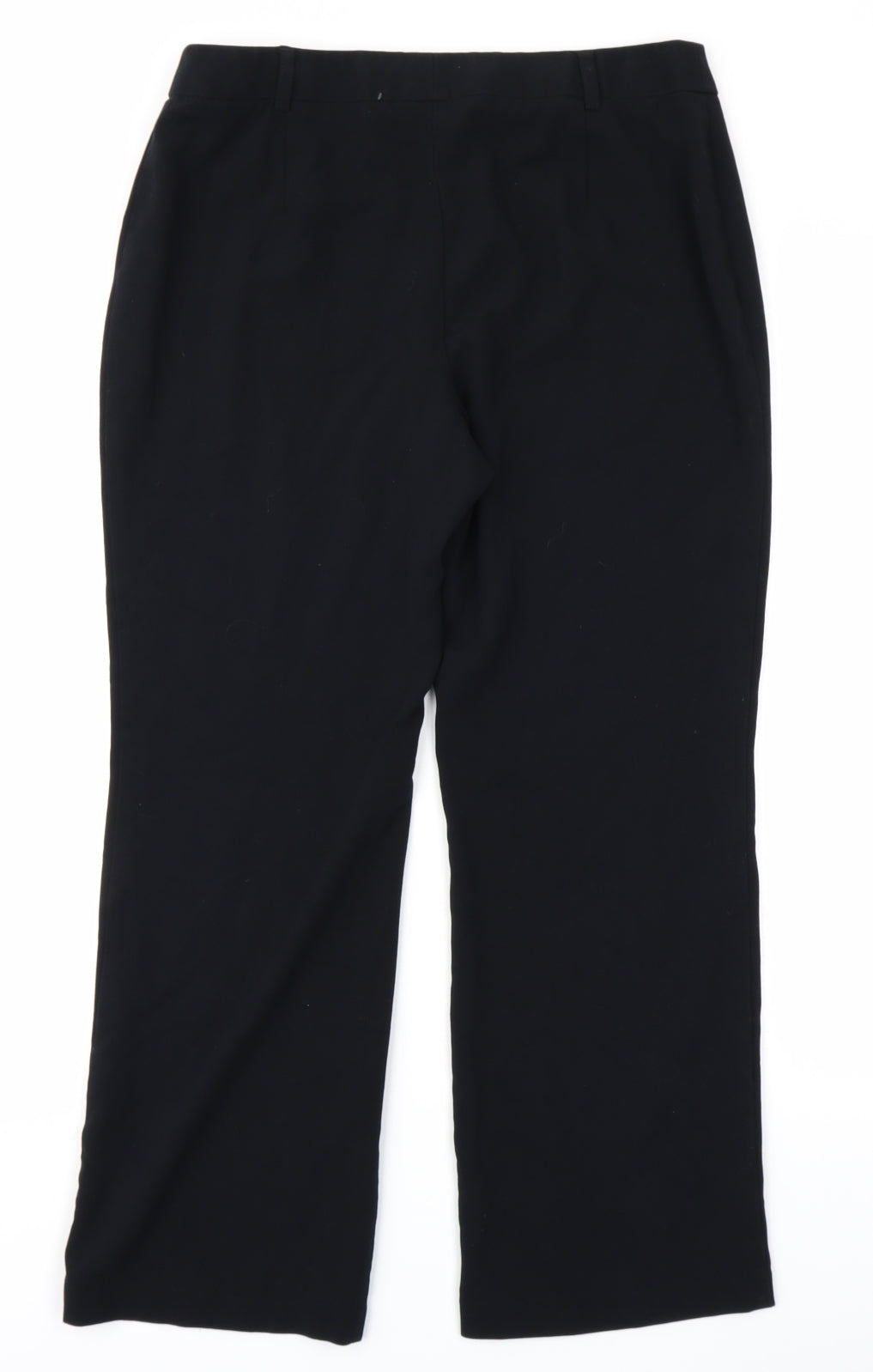 M&S Woman Womens Black   Trousers  Size 12 L24 in