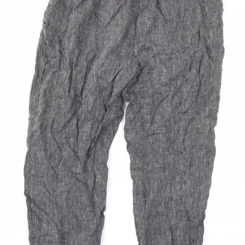 TU Womens Grey Plaid  Trousers  Size 16 L24 in