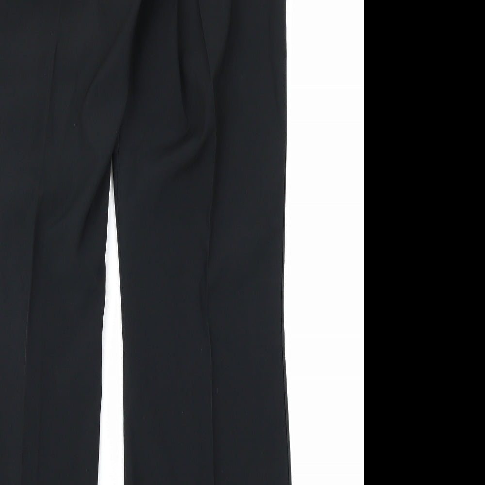M&Co Womens Black   Trousers  Size 12 L27 in
