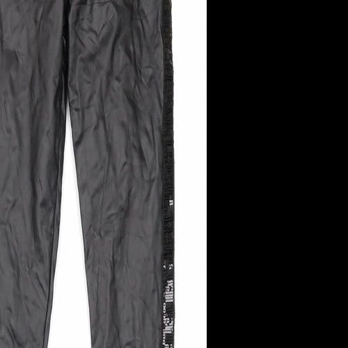 Hanel Haute Womens Black   Jogger Leggings Size S L27 in