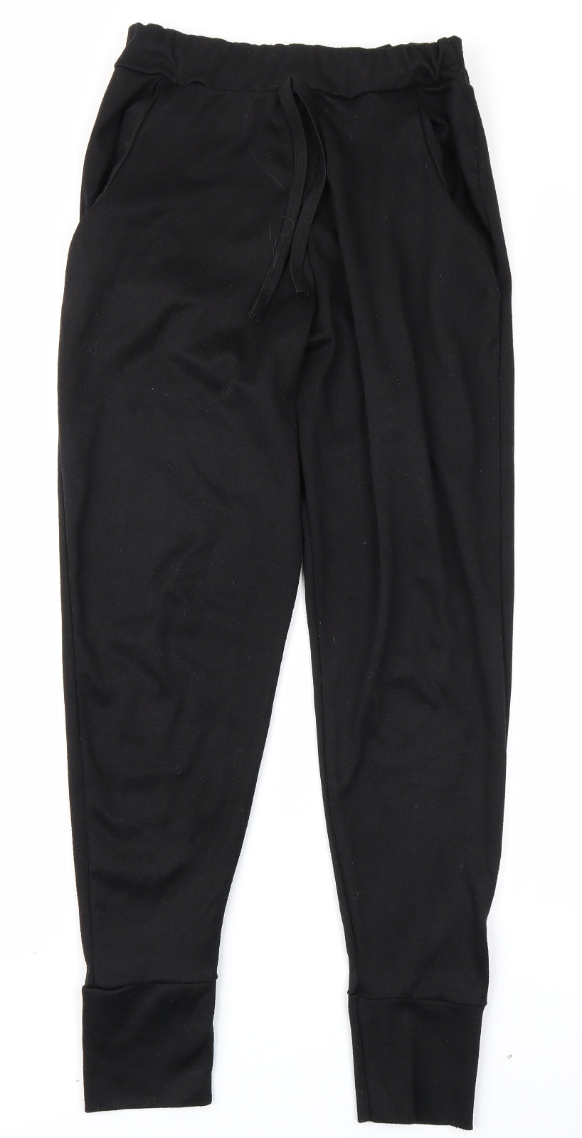 Preworn Womens Black   Jogger Trousers Size M L27 in
