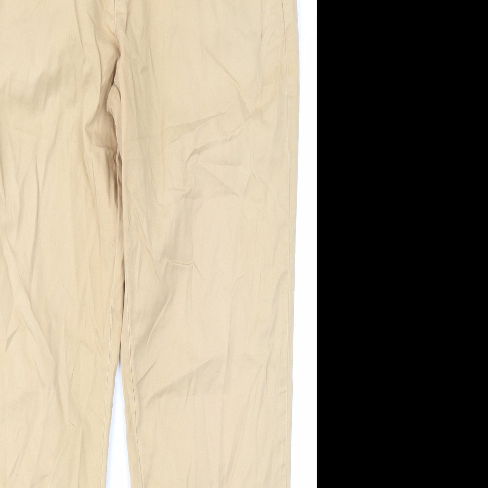 River Island Womens Brown   Chino Trousers Size 8 L26 in