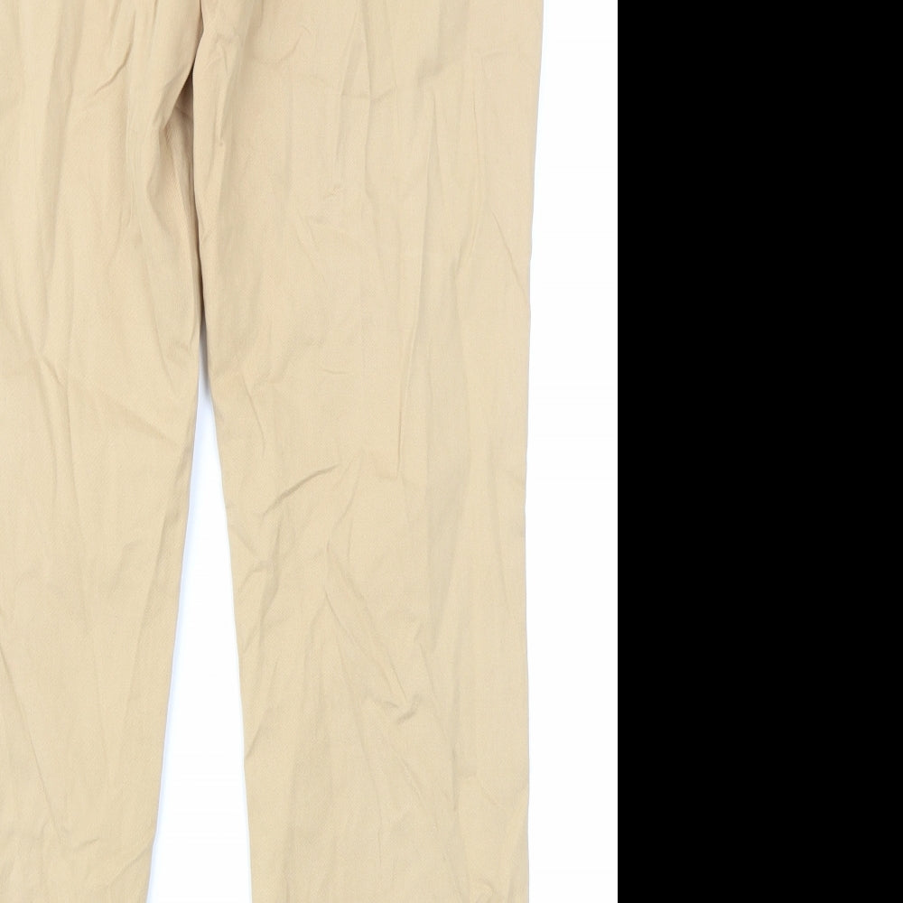 River Island Womens Brown   Chino Trousers Size 8 L26 in