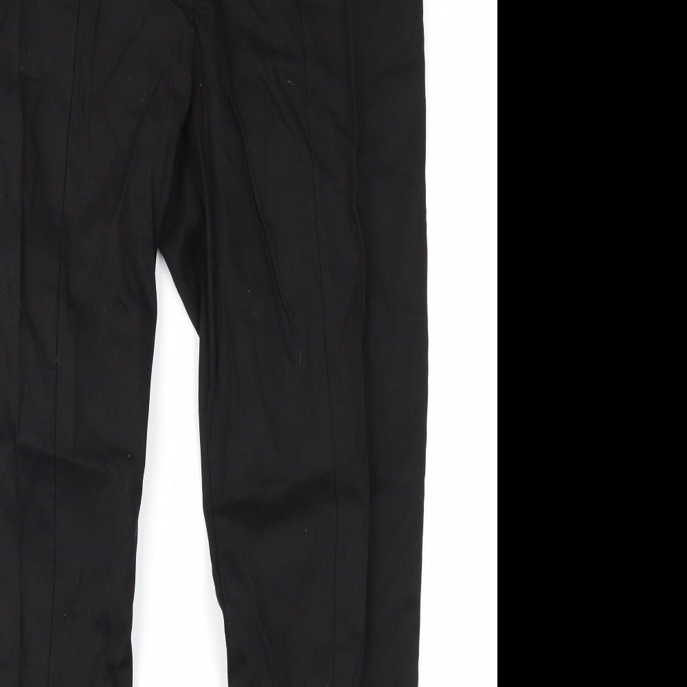 M&Co Womens Black   Trousers  Size 16 L28 in