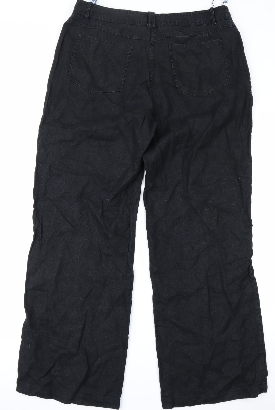 Oasis Womens Black   Cargo Trousers Size 16 L29 in
