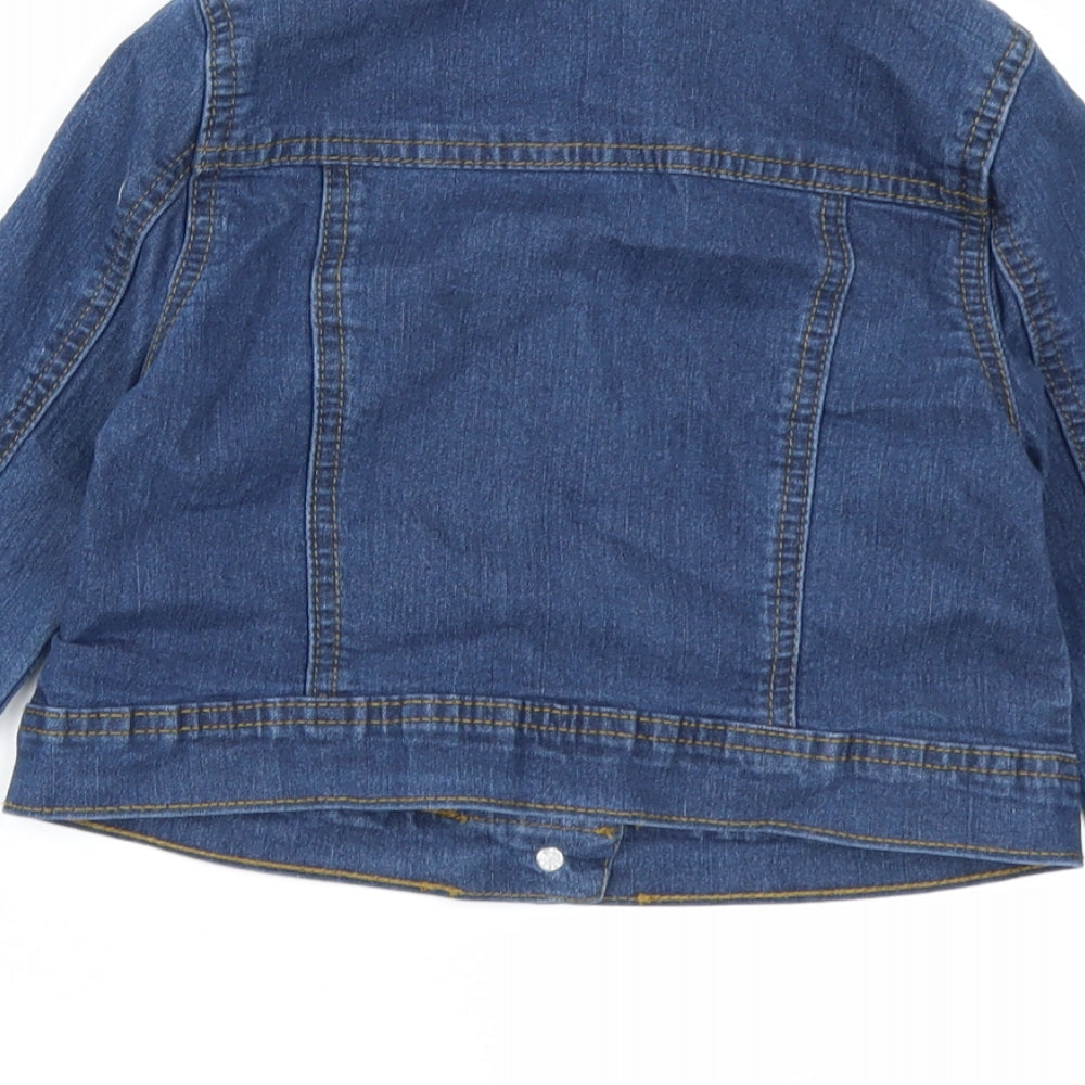 TU Girls Blue  Denim Jacket  Size 7-8 Years