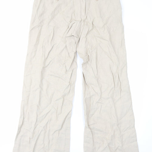 Phase Eight Womens Beige   Cargo Trousers Size 10 L29 in