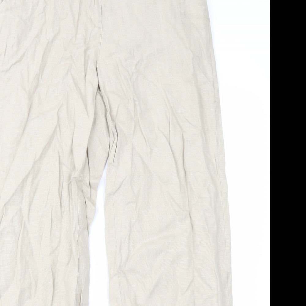 Phase Eight Womens Beige   Cargo Trousers Size 10 L29 in
