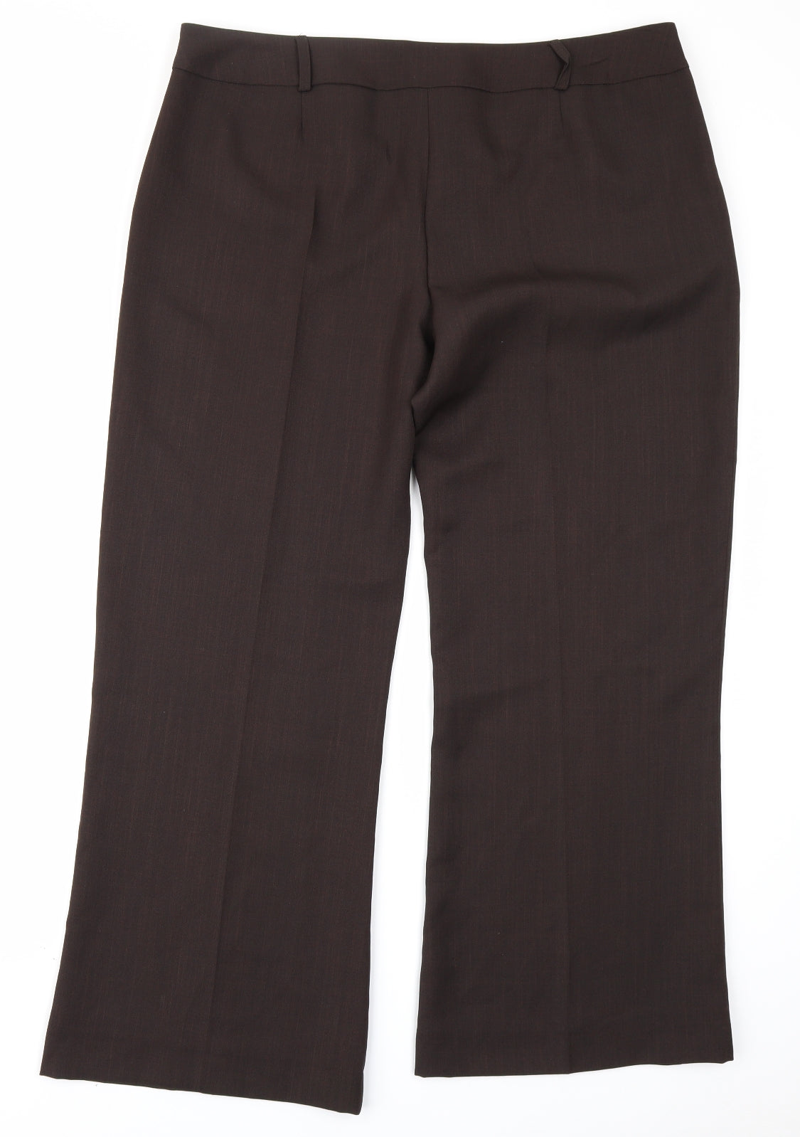 TU Womens Brown   Trousers  Size 16 L26 in