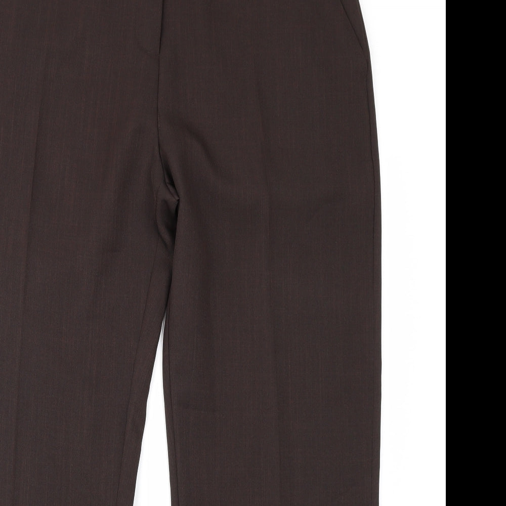 TU Womens Brown   Trousers  Size 16 L26 in