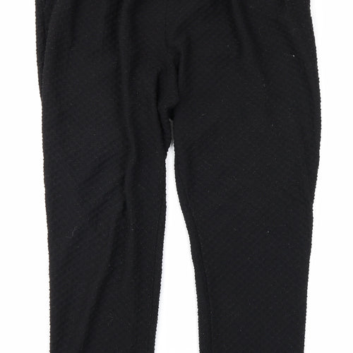 H&M Womens Black   Trousers  Size M L26 in