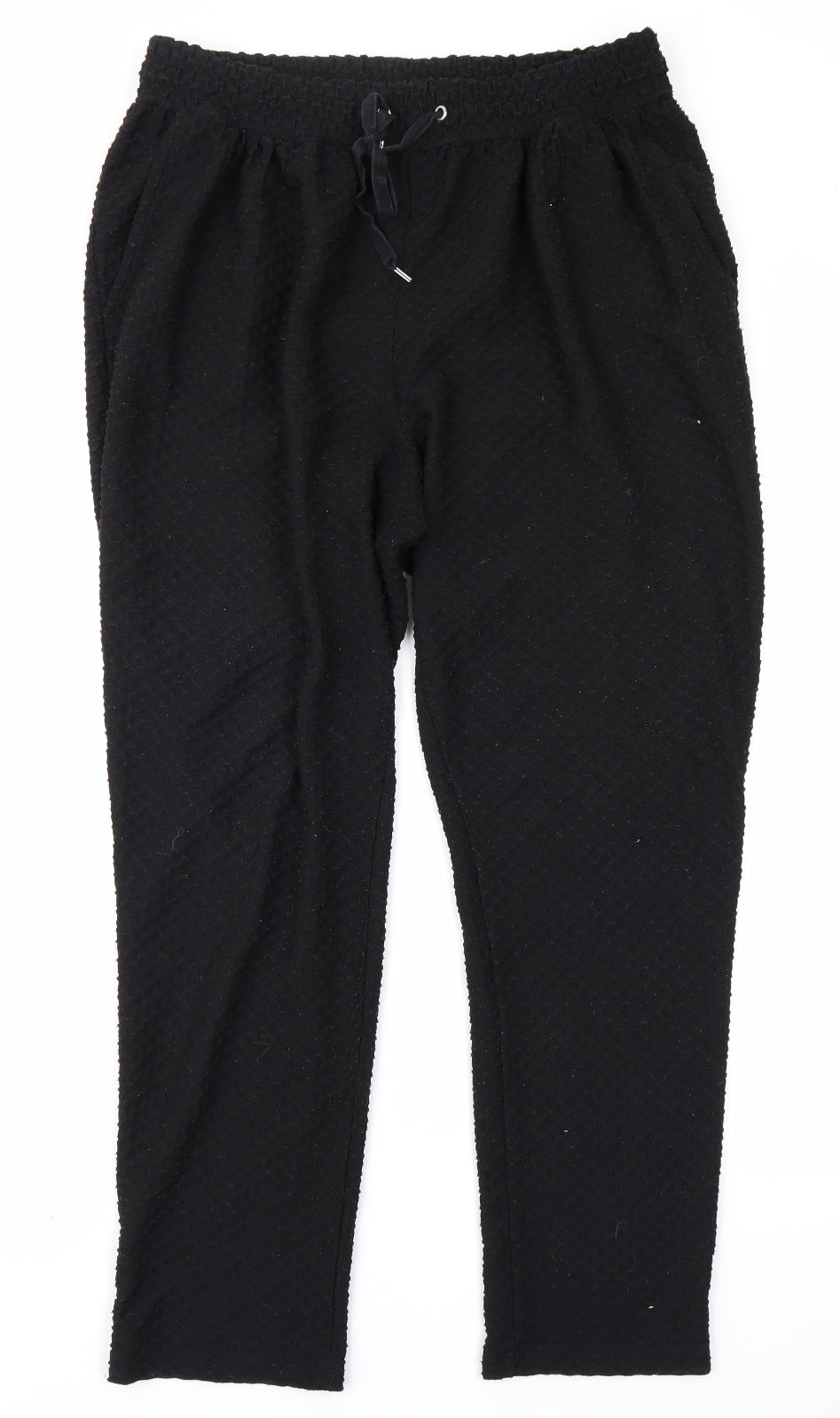 H&M Womens Black   Trousers  Size M L26 in