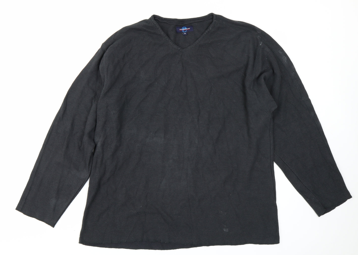 Petroleum Mens Black   Pullover Sweatshirt Size XL