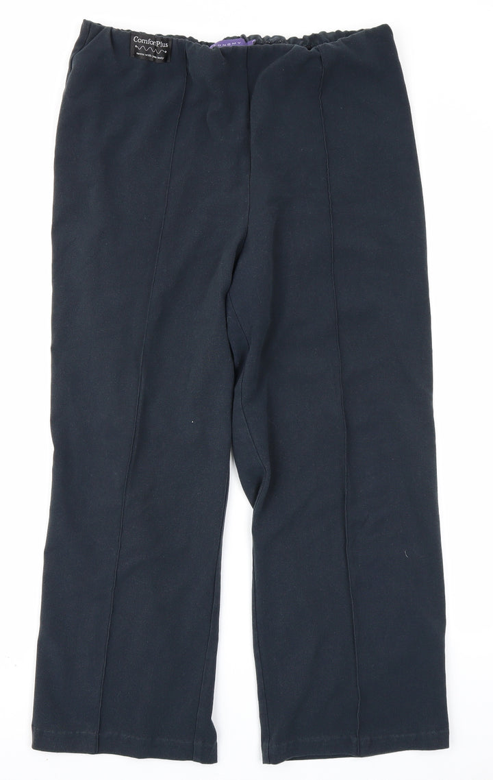 Autonomy Womens Blue Trousers Size 14 L23 in