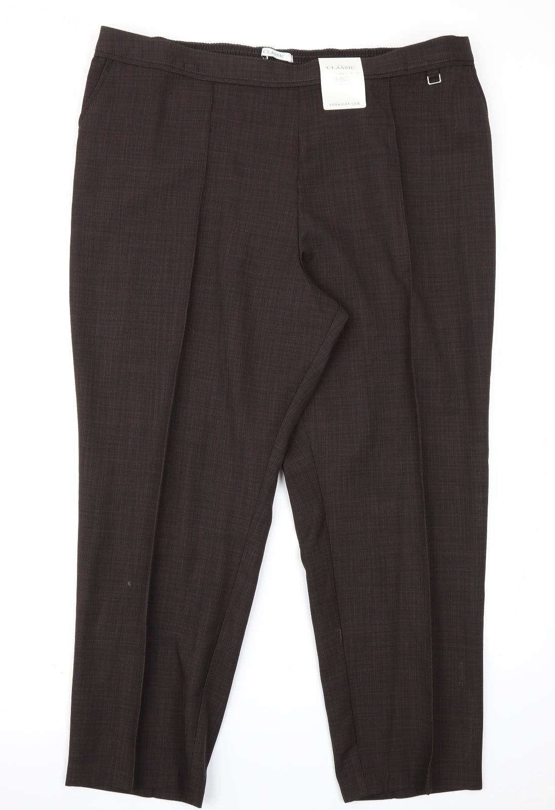 Classic Womens Brown   Trousers  Size 20 L25 in