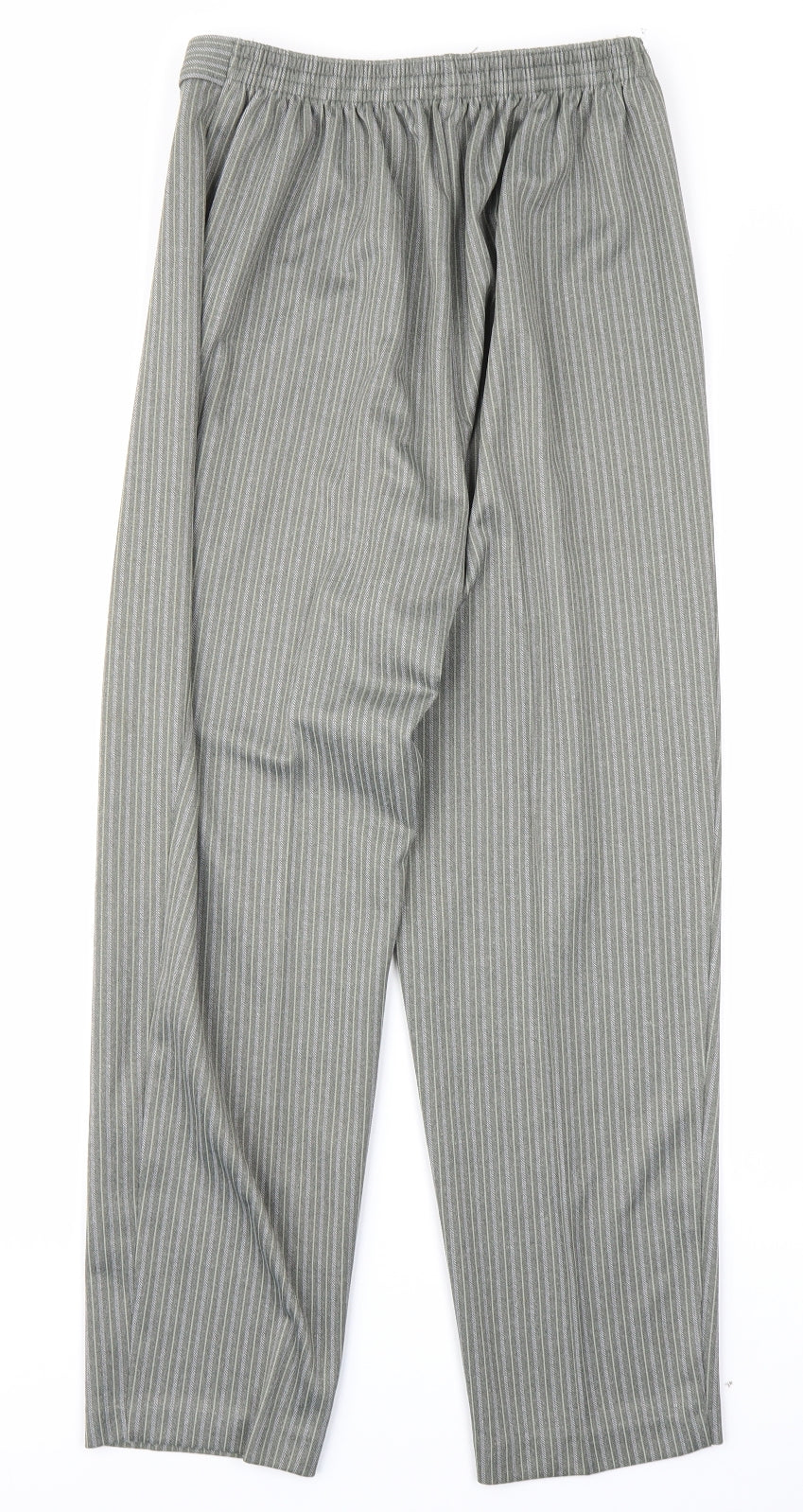 Berkertex Womens Green Striped  Trousers  Size 14 L26 in