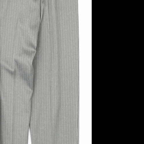 Berkertex Womens Green Striped  Trousers  Size 14 L26 in