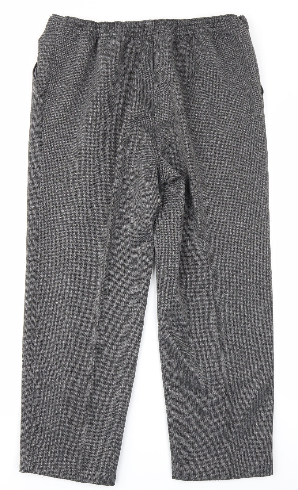 Marks & Spencer Womens Grey   Trousers  Size 14 L23 in
