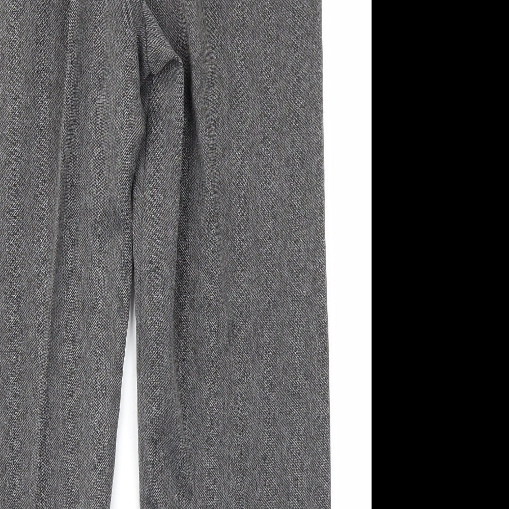 Marks & Spencer Womens Grey   Trousers  Size 14 L23 in