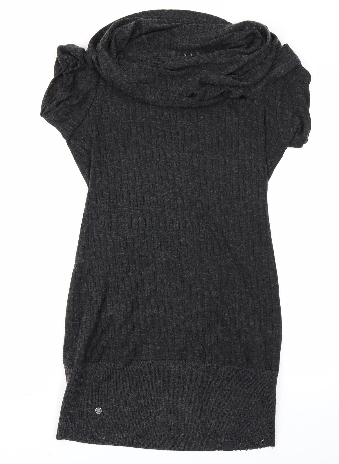 Bench Womens Grey  Knit Jumper Dress  Size M