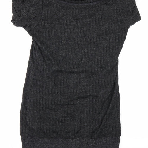 Bench Womens Grey  Knit Jumper Dress  Size M