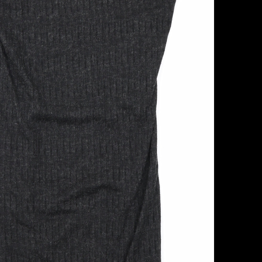 Bench Womens Grey  Knit Jumper Dress  Size M
