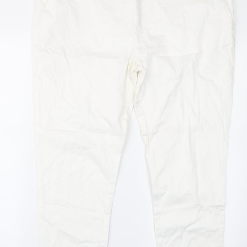 Atmosphere Womens White   Trousers  Size 18 L24 in