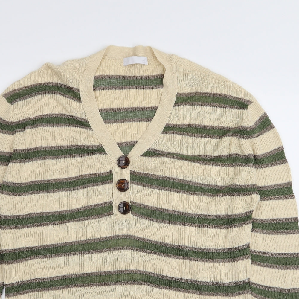 Per Una Womens Multicoloured Striped  Basic T-Shirt Size 22