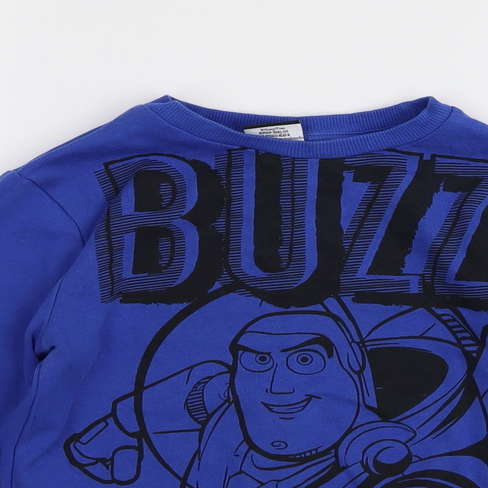 Asda George Boys Blue   Pullover Jumper Size 3-4 Years  - toy story