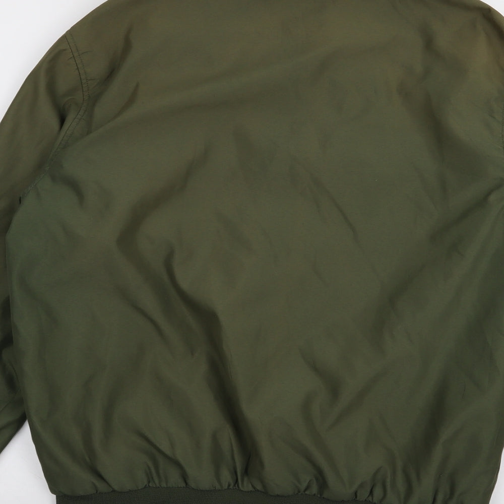 Hutson Harbour Mens Green   Bomber Jacket Jacket Size M
