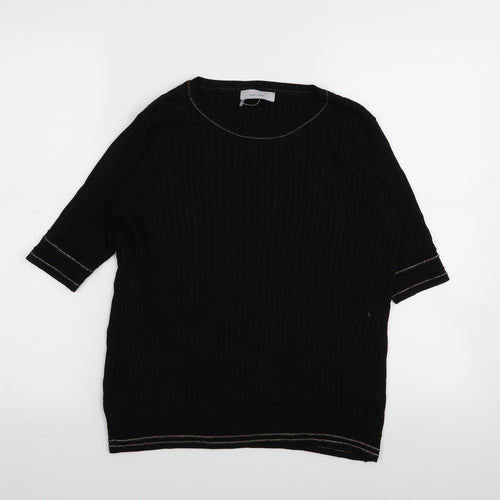 Per Una Womens Black   Basic T-Shirt Size 14